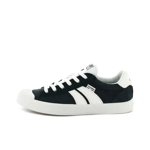 Палладий Pallaphoeni Пламя C Противоскользящие Износостойкие Дышащие Низкие Кеды Унисекс Черный Белый