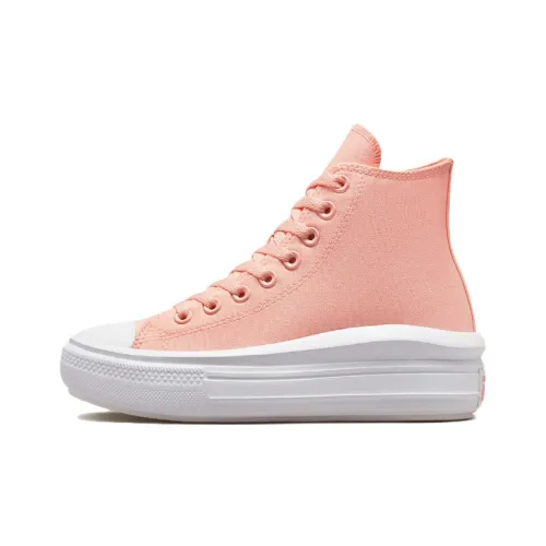 Converse Chuck Taylor All Star Move High Топ Кеды Женские Персиково-розовый