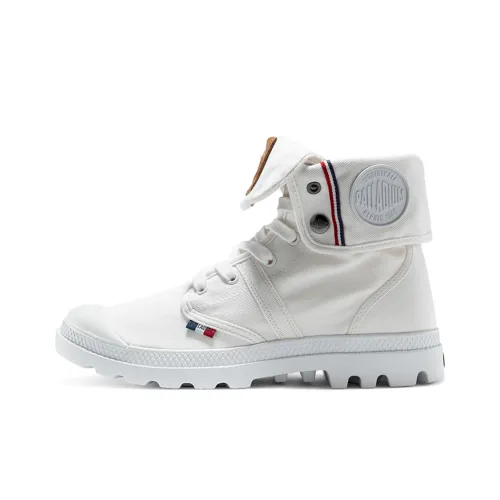 Палладий Pallabrouse Bgy с противоскользящим и износостойким высоким топом кеды унисекс белые