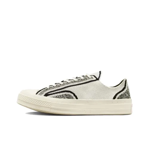 Converse Chuck Taylor All Star 1970s KNIT Низкий Топ Кеды Унисекс Бежевый Черный