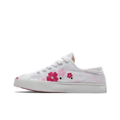 Конверс Jack Purcell Износостойкий Легкий Низкий Топ Кеды Унисекс Белый