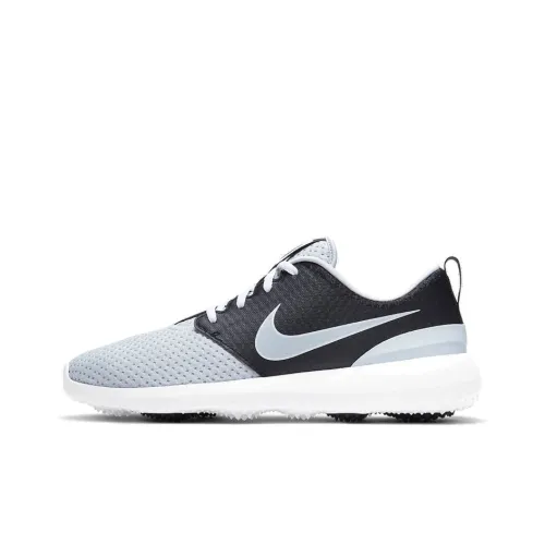 Nike Roshe G Low Топ Обувь для гольфа Мужская Черная Серый