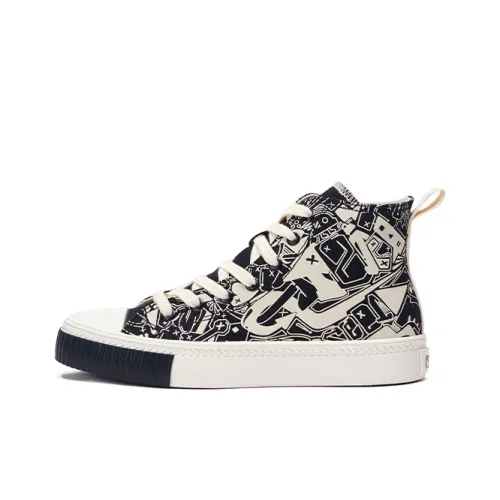 ISTEP High-Top Canvas Shoes Мужские Черные