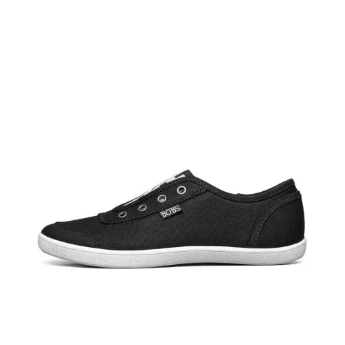 Skechers Bob's B Cute Low Top Canvas Shoes Women's Black Скачи Skechers Bob's B Cute низкие женские черные