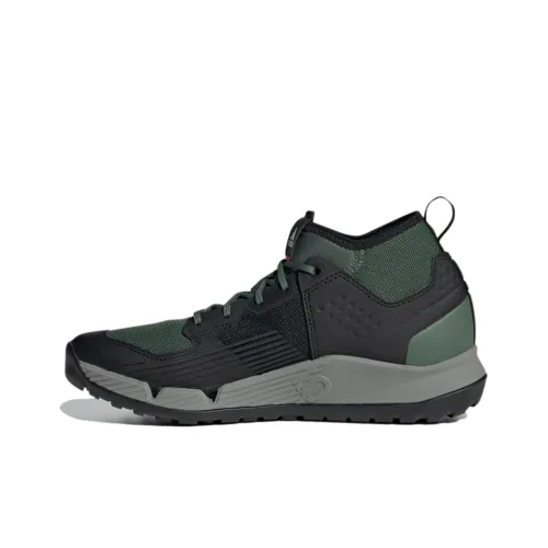 Adidas Five Ten Устойчивый к истиранию MID Топ Велосипедные кроссовки Женские Зеленый Черный