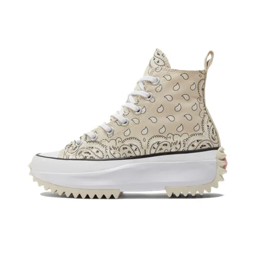 Converse Run Star Hike High Топ Кеды Унисекс Бежевый
