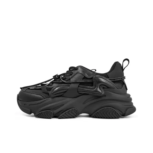 CICIFOR Slip-resistant Low Top Footing Sneakers Women's Black CICIFOR Противоскользящие низкие топовые кроссовки для ходьбы женские черные