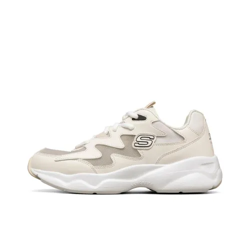 Skechers D'LITES AIRY Low Топ Толстая подошва Кроссовки Женские Белые