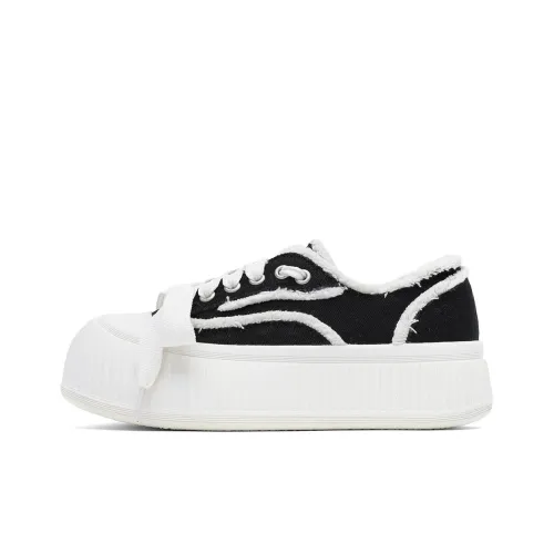 Dickies Low Top Canvas Shoes Black Women's