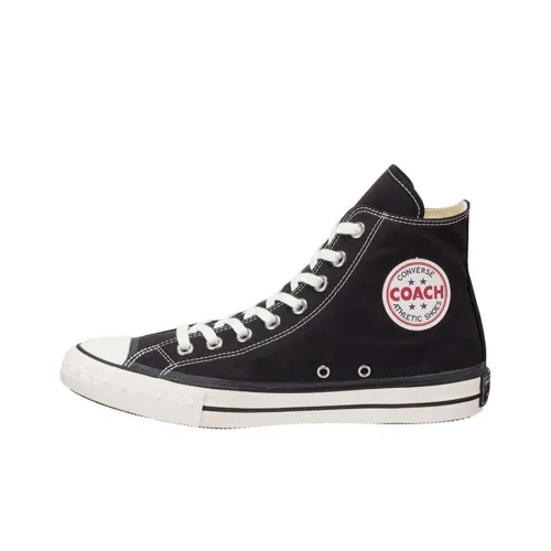 Конверс Addict COACH Canvas Hi High Топ Кеды Унисекс Черный