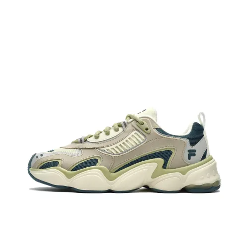 FILA FUSION TENACITY Повседневный Низкий Топ Тростник Бумага Желтый Цементный Мужской