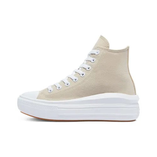 Converse Chuck Taylor All Star Move High Топ High Топ Кеды Женские Экрю