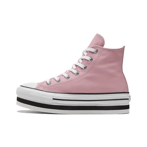 Конверс All Star Chuck Taylor High Топ Кеды Женские Розово-белый