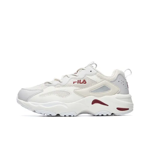 FILA Tracer Low Топ Толстая подошва Кроссовки Мужские Белый Серый Красный