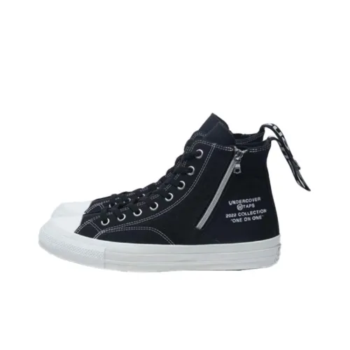 WTAPS x Converse 1970s Chuck Taylor All Star High Abrasion Resistant High Top Shoes Unisex Black WTAPS x Converse 1970s Chuck Taylor All Star High Abrasion Resistant Высокие Кеды Унисекс Черные
