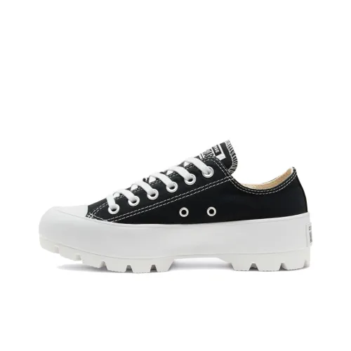 Converse Chuck Taylor All Star Холст Lugged Низкий Топ Кеды Женские Черный