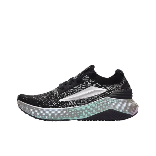 FILA Skyrunner KNIT Амортизация Дышащий And Широкий Низкий Топ Кроссовки с Толстой Подошвой Женские Черные