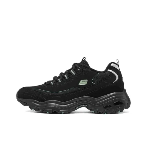 Skechers D'Lites 1,0 Low-Top массивные кроссовки черные мужские