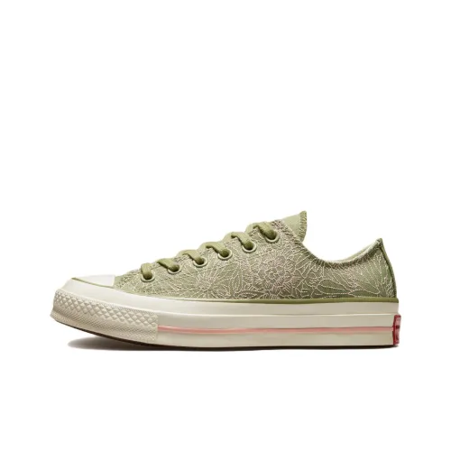 Converse Chuck Taylor All Star 1970s Вышитый Desert Floral Low Top Кеды Женские Green