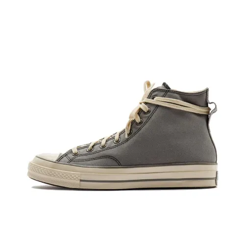 Notre x Converse Chuck Taylor All Star 70 Hi Износостойкие и Легкие Высокие Кеды Унисекс Серый Бежевый
