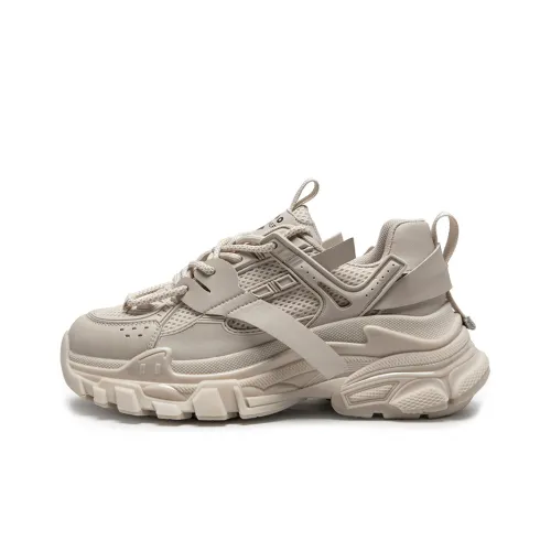 C°BANNER Низкий топ толстая подошва кроссовки женские абрикос