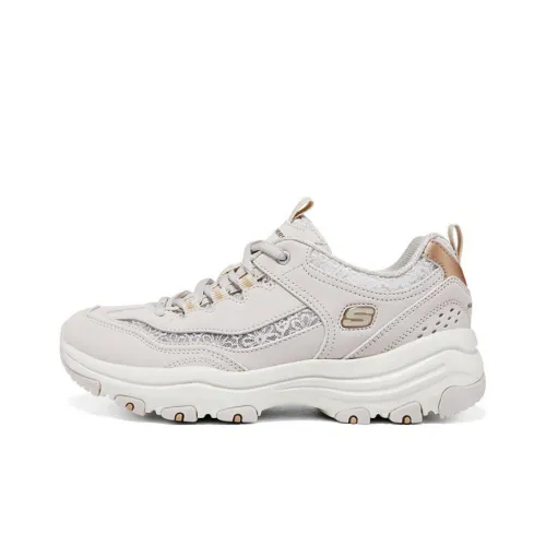 Skechers I Conik Low Топ Толстая подошва Кроссовки Женские Серый Фиолетовый