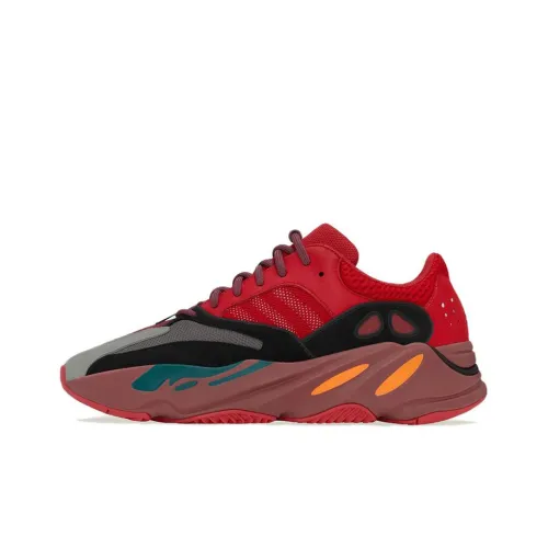 Adidas Originals Yeezy Boost 700 'hi res' Красный Низкий Топ Кроссовки с Толстой Подошвой Унисекс Красный Черный