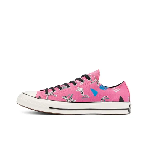 Converse 1970s Low Top Canvas Shoes Unisex Pink Multicolor Конверс 1970s Низкие Кеды Унисекс Розовый Многоцветный