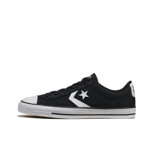Converse Star Player 76 Low Top Canvas Shoes Unisex Black White