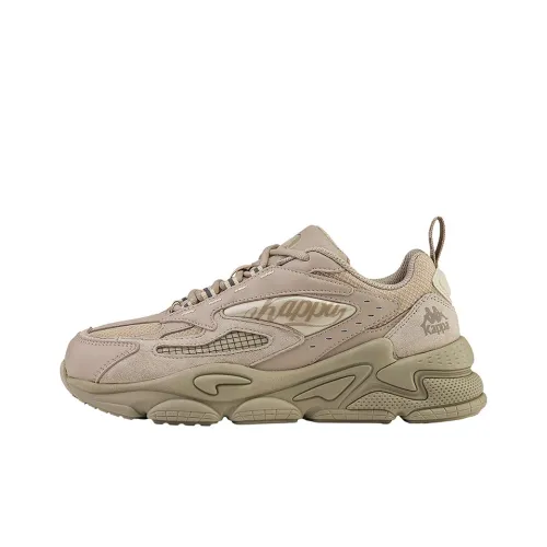 KAPPA Устойчивость к истиранию Покрытие Низкий Топ Кроссовки для бега Унисекс Лунный Серый