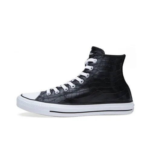 Stussy x Converse Chuck Taylor All Star High Топ Кеды Унисекс Черный белый