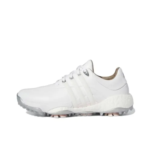 Adidas Tour360 22 GOLF Slip-resistant Abrasion-resistant Low Top Golf Shoes Women's Cloud White Adidas Tour360 22 GOLF Противоскользящие Устойчивые к истиранию Низкие Топы Обувь для гольфа Женская Облачный Белый