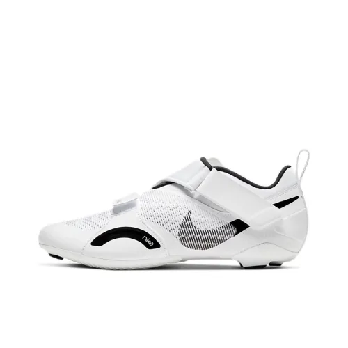 nike SuperRep Cycle Амортизация Противоскользящее покрытие Поддержка Легкий Низкий Топ Велосипедные кроссовки Мужской Черный Белый