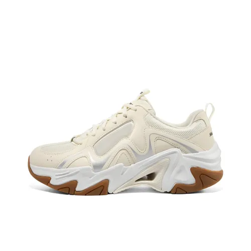 Skechers Stamina V3 Low Топ Толстая подошва Кроссовки Мужские Natural