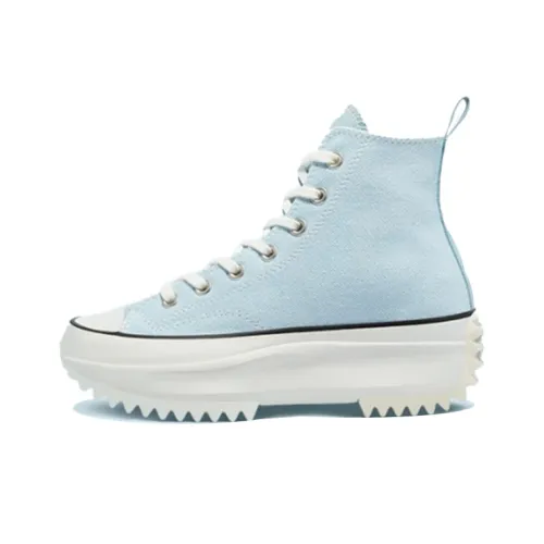 Converse Run Star Hike High Топ Кеды Унисекс Серый Синий