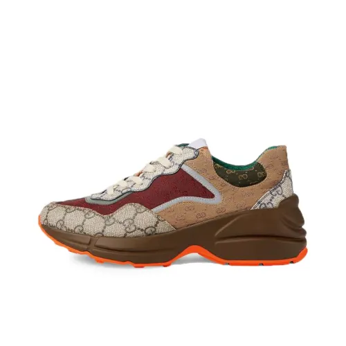 GUCCI Rhyton массивные кроссовки с низким верхом Женские