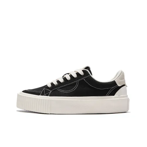 Feiyue Canvas Shoes Low Top Black Women's