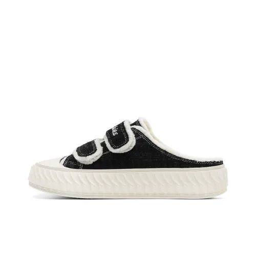 Dickies Low Top Canvas Shoes Black Women's
