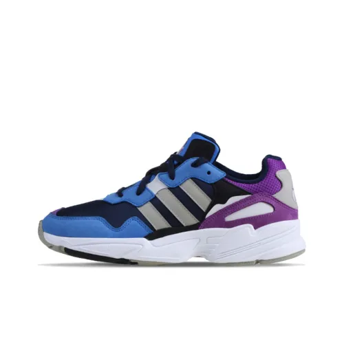 Adidas Originals YUNG 96 Anti-slip Lightweight Low Top Footwear Unisex Blue Purple