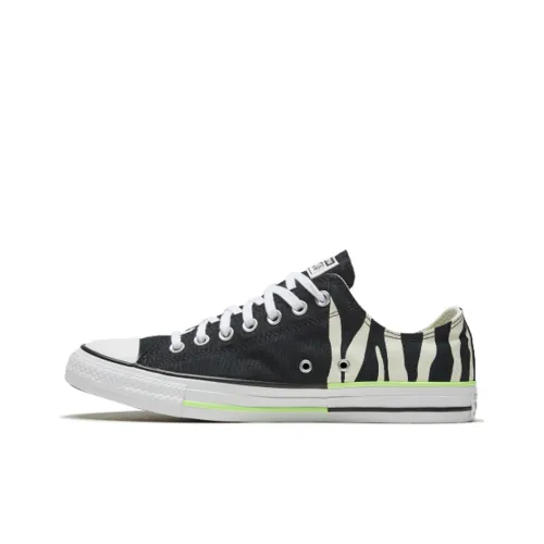 Converse Chuck Taylor All Star Low Топ Кеды Унисекс Черный Белый Зебра