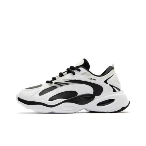 QIAODAN Slip-resistant Abrasion-resistant Low Top Footwear Men's Black White QIAODAN Противоскользящий Устойчивый к истиранию Низкий Топ Обувь Мужская Черный Белый
