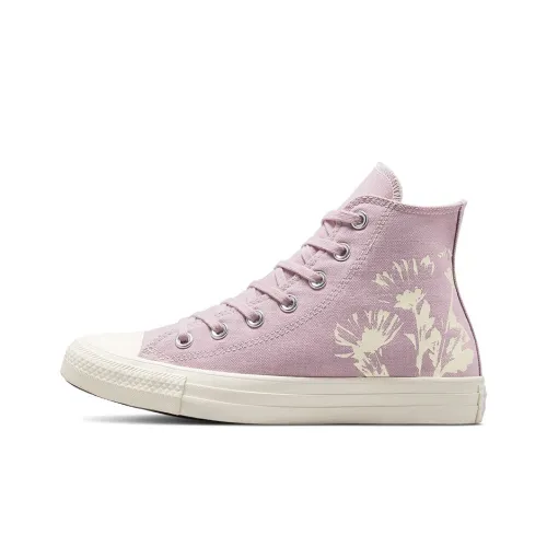 Converse Chuck Taylor All Star Hybrid Цветочный Высокий Топ Высокий Топ Кеды Женские Цветочно-розовый