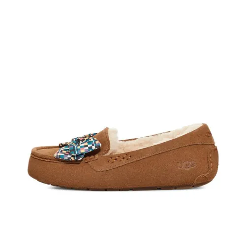UGG Женские повседневные туфли, каштановый цвет, женские