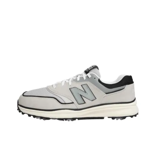 Malbon x New Balance NB 997 Амортизация Износостойкий Низкий Топ Обувь для гольфа Унисекс Белый