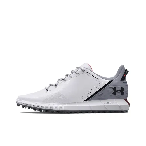 Under Armour HOVR Drive Spikeless Широкий Низкий Топ Обувь для гольфа Мужская Белая