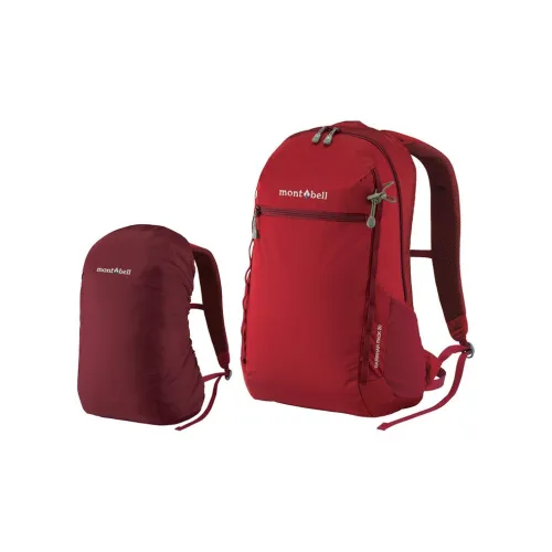 MONTBELL Нейлон Рюкзак Унисекс Красный
