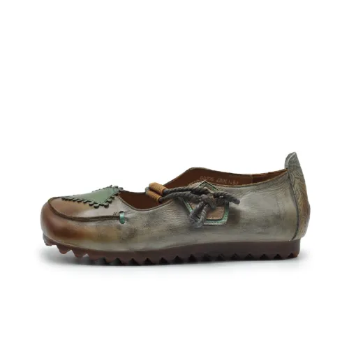 ARTMU Женские повседневные туфли Low Top Серые Женские