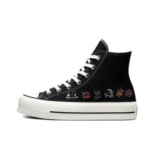 Converse Chuck Taylor All Star Платформа 'Mystic World' Высокие Кеды Женские Черные