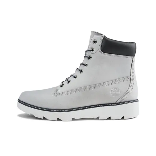 Timberland Keeley Дышащий и Износостойкий Короткий Аутдор Высокий Топ Женский Светло-Серый