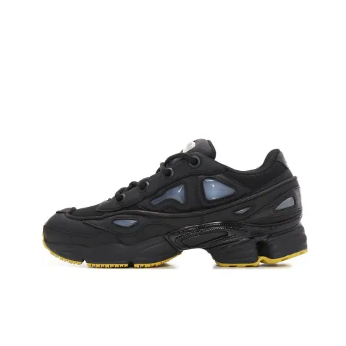 RAF SIMONS x Adidas Originals Ozweego Черный Кукуруза Нескользящий Легкий Низкий Топ Кроссовки с Толстой Подошвой Унисекс Черный